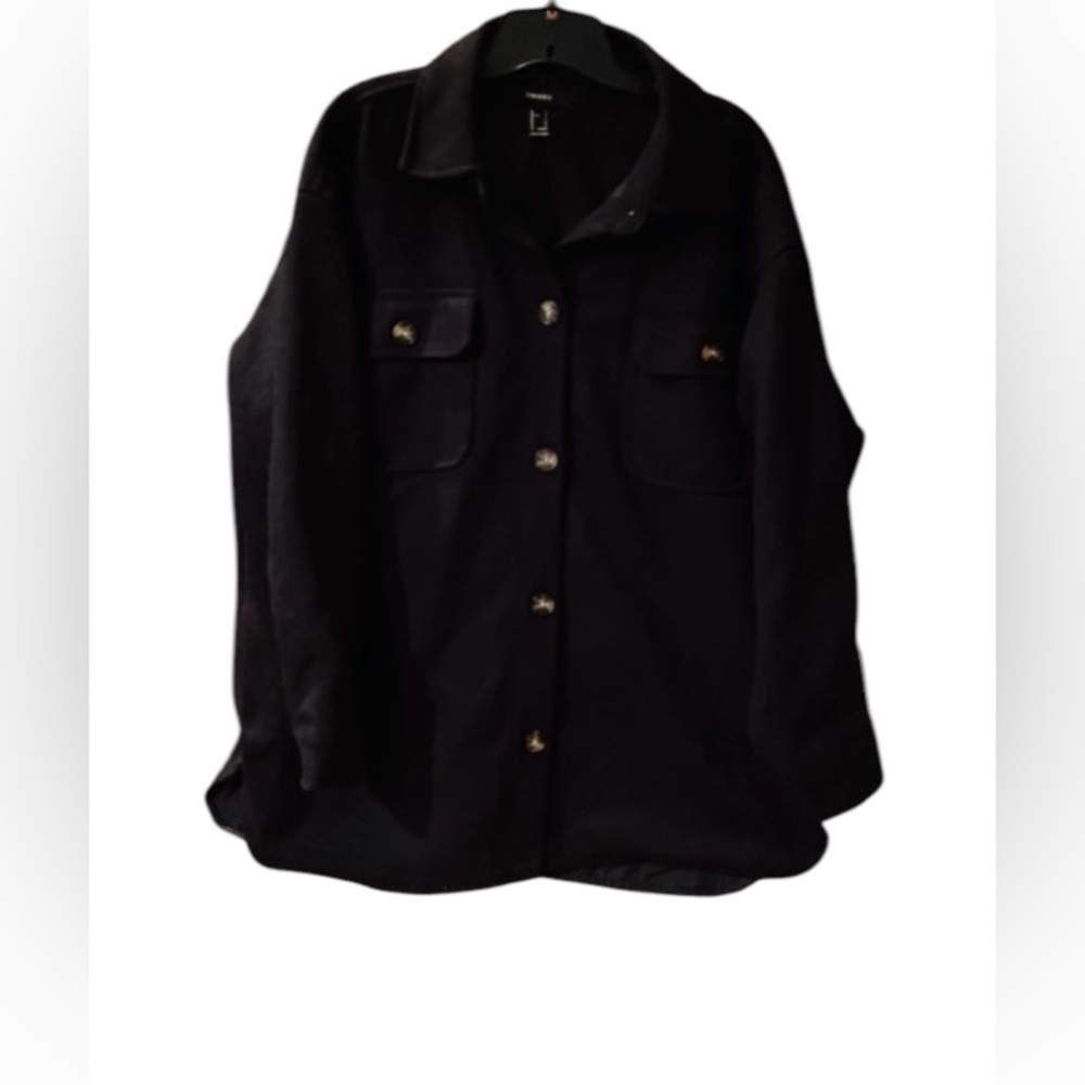 Forever 21 Oversized Button Front Shacket - image 6